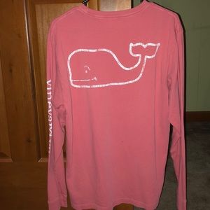 Vintage Whale Graphic Long-Sleeve Pocket Tee
